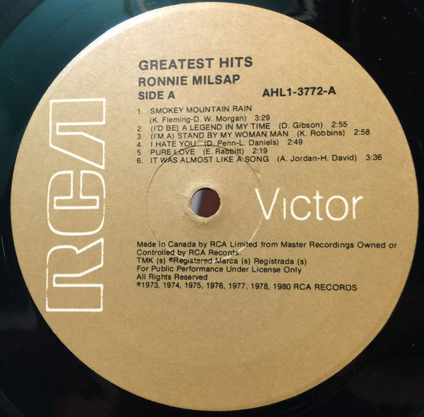 Ronnie Milsap - Greatest Hits