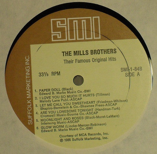 The Mills Brothers - The Mills Brothers - Their Famous Original Hits