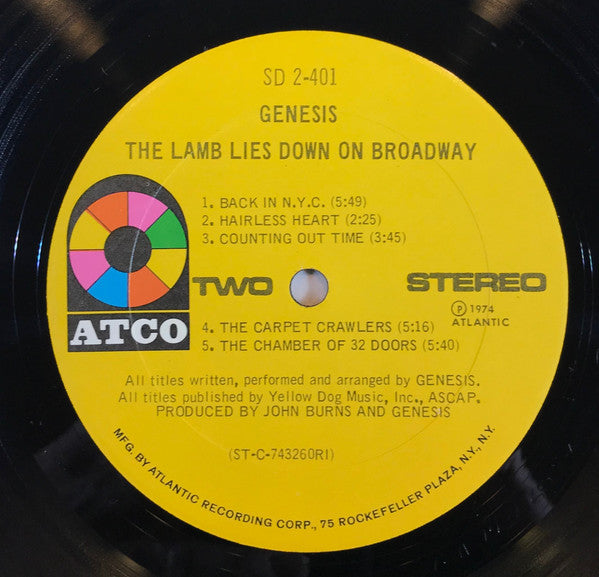 The Lamb Lies Down On Broadway - secondary