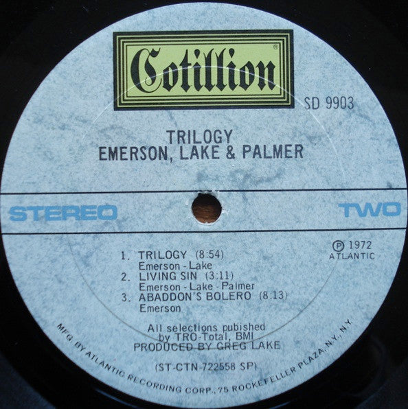 Emerson, Lake & Palmer - Trilogy