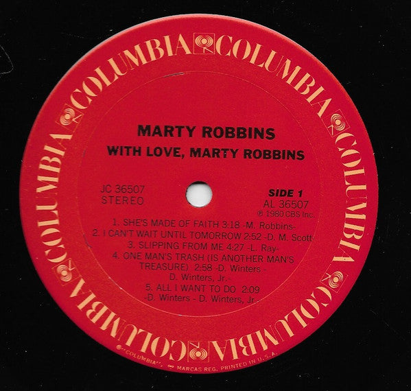 Marty Robbins - With Love, Marty Robbins