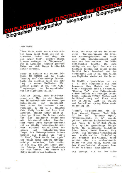 John Waite - Mask Of Smiles