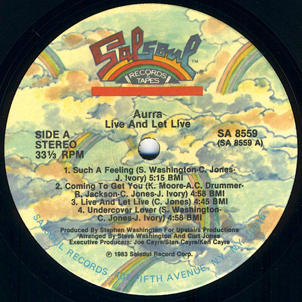 Aurra - Live And Let Live – Five Buck Bin