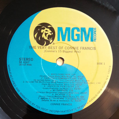 The Very Best Of Connie Francis - secondary