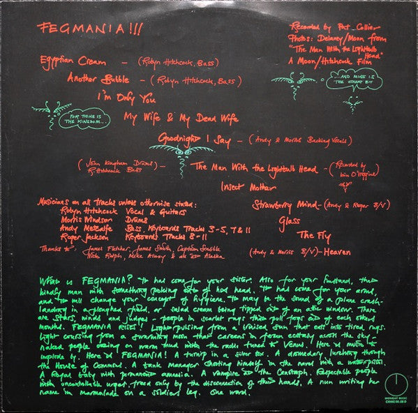 Fegmania! - secondary