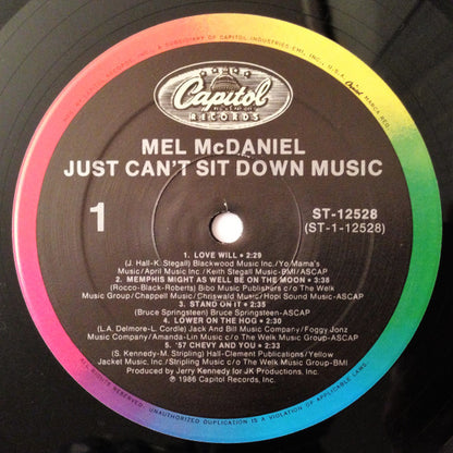 Just Can't Sit Down Music - secondary