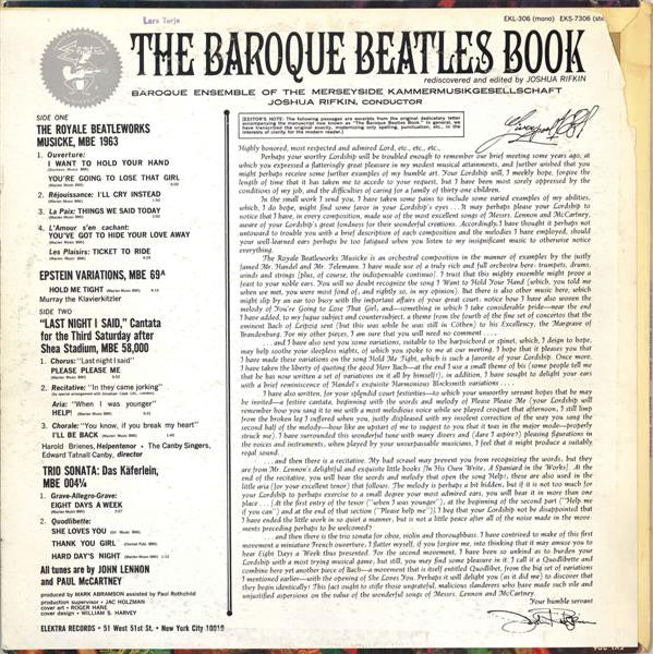 Joshua Rifkin - The Baroque Beatles Book