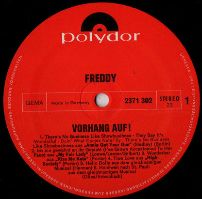 Freddy Quinn - Vorhang Auf !