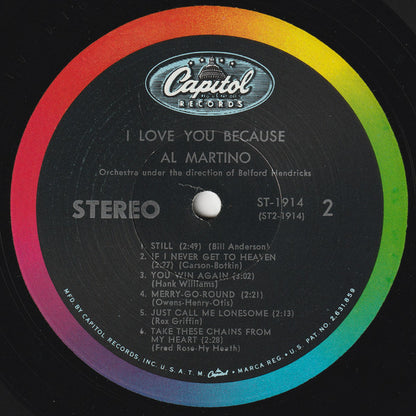 Al Martino - I Love You Because