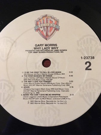 Gary Morris - Why Lady Why