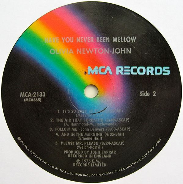 Have You Never Been Mellow - secondary