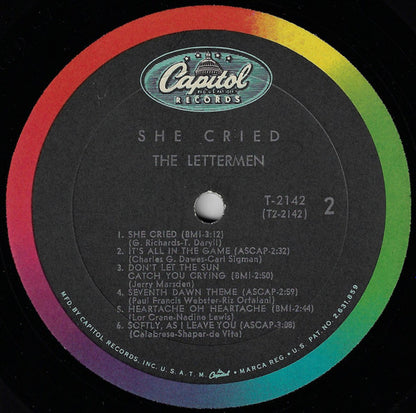 She Cried - secondary