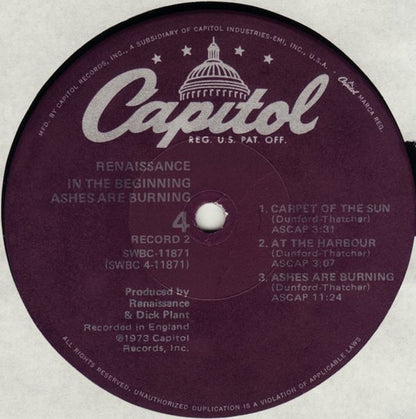 In The Beginning... Prologue / Ashes Are Burning - secondary