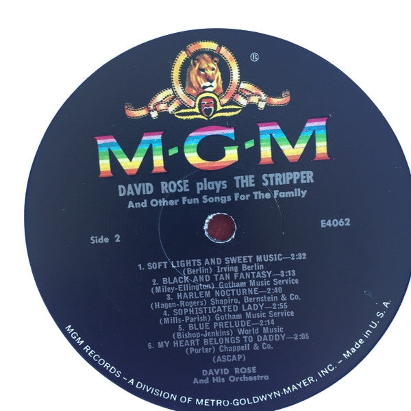 David Rose & His Orchestra - The Stripper And Other Fun Songs For The Family
