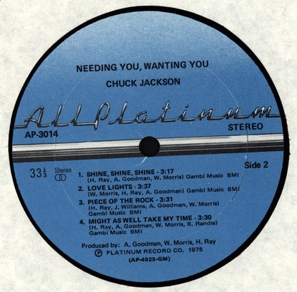 Needing You, Wanting You - secondary