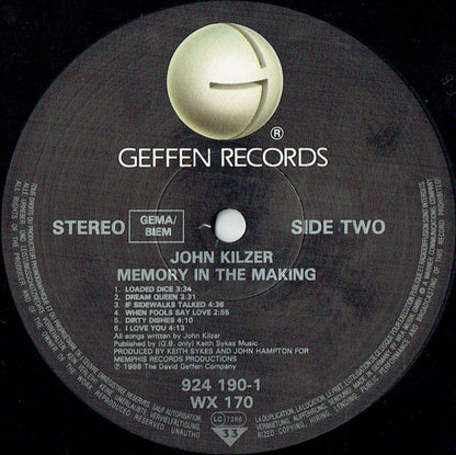 John Kilzer - Memory In The Making