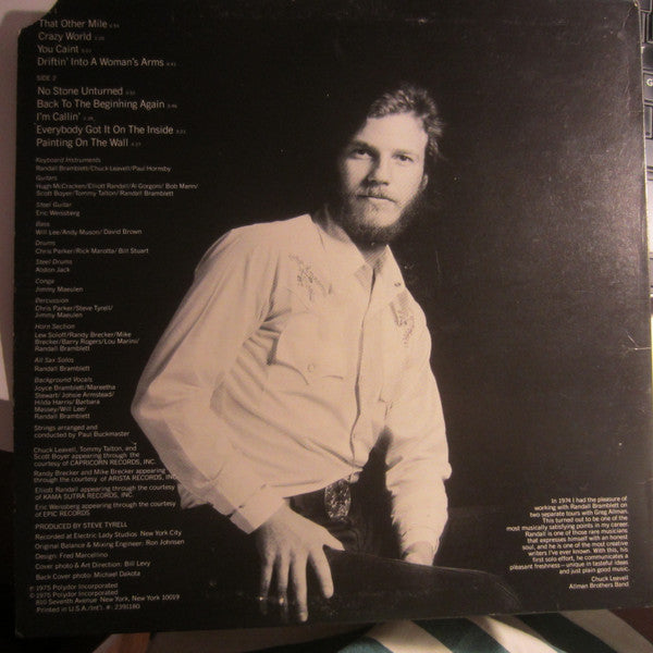 Randall Bramblett - That Other Mile