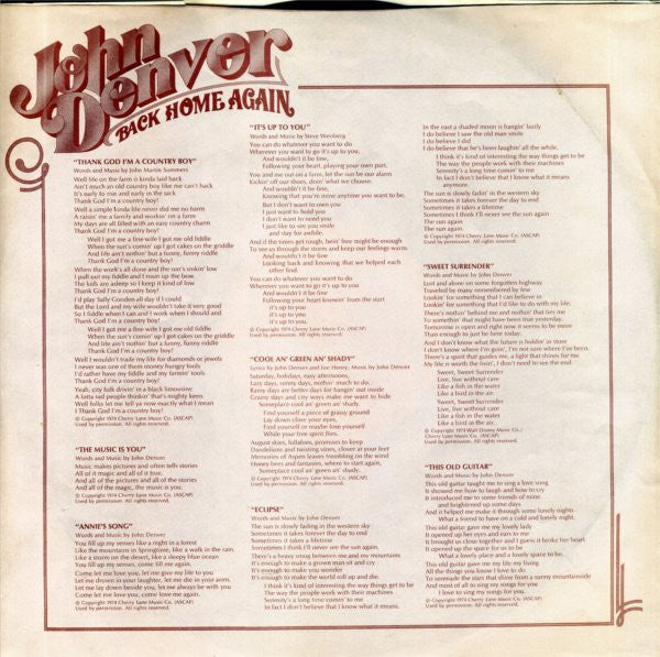 Back Home Again - secondary