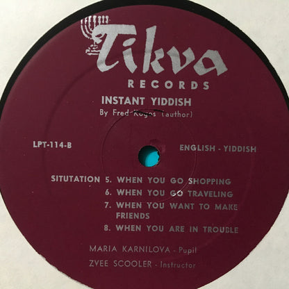 Instant Yiddish - secondary