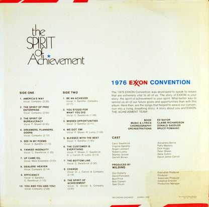 The Spirit Of Achievement - 1976 Exxon Convention - secondary