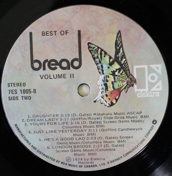 The Best Of Bread (Volume Two) - secondary