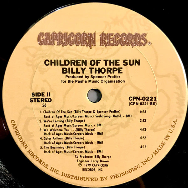 Billy Thorpe - Children Of The Sun