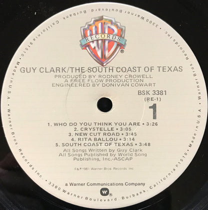 Guy Clark - The South Coast Of Texas