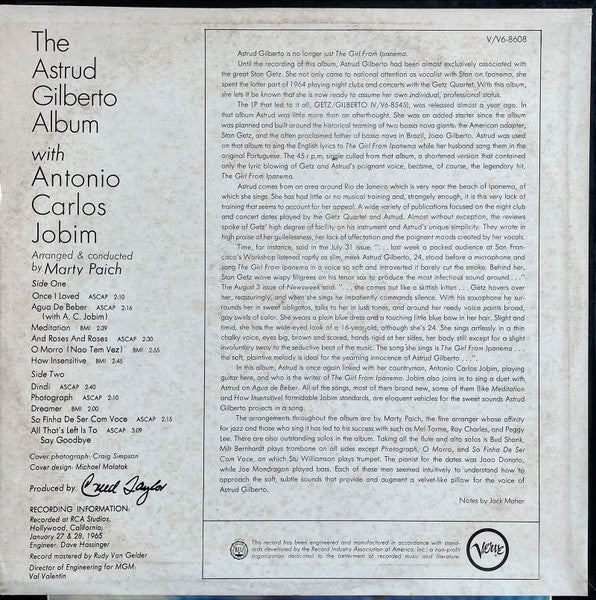 The Astrud Gilberto Album - secondary