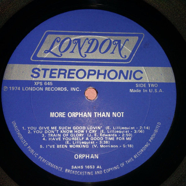 More Orphan Than Not - secondary