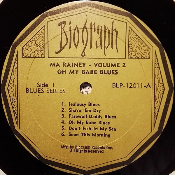 Oh My Babe Blues (1924-1928) Volume 2 - secondary