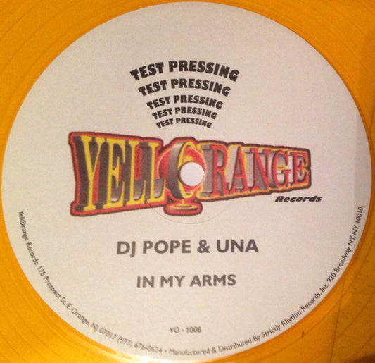 12": DJ Pope, Una - In My Arms