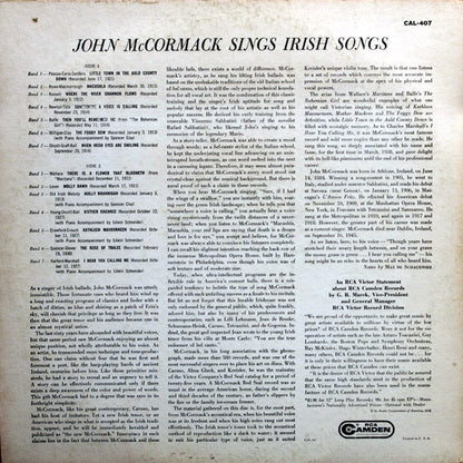 John McCormack Sings Irish Songs - secondary