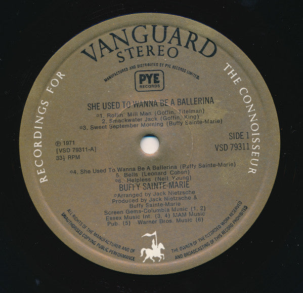 Buffy Sainte-Marie - She Used To Wanna Be A Ballerina