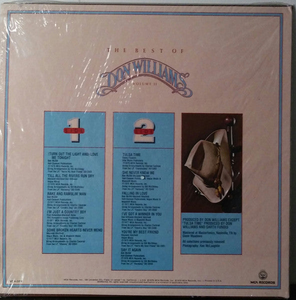 The Best Of Don Williams, Volume II - secondary