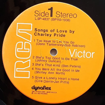 Charley Pride - Songs Of Love By Charley Pride