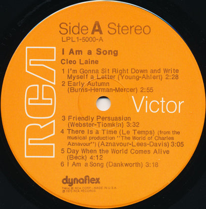 I Am A Song - secondary