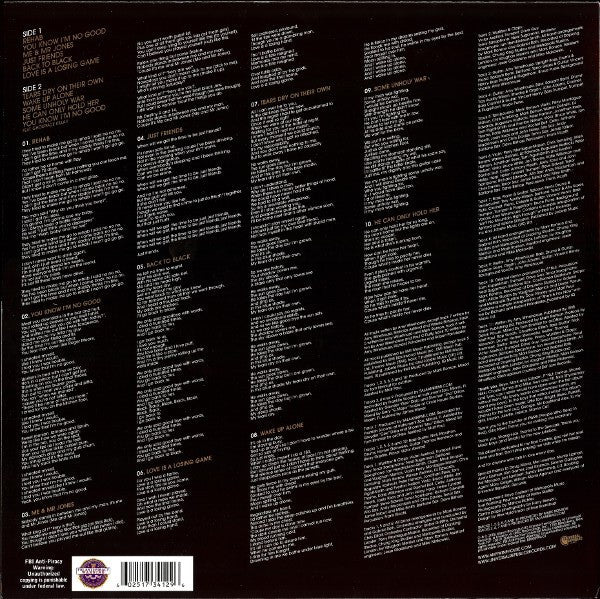 Back To Black - secondary