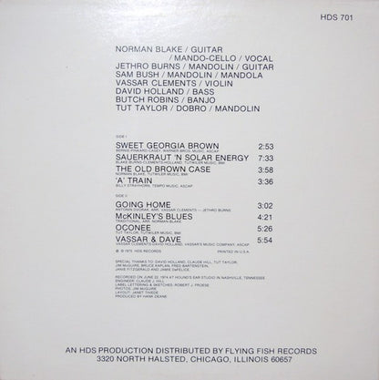 Norman Blake / Tut Taylor / Sam Bush / Butch Robins / Vassar Clements / David Holland / Jethro Burns - secondary