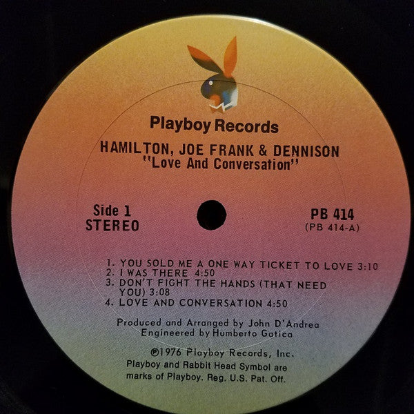 Hamilton, Joe Frank & Dennison - Love And Conversation