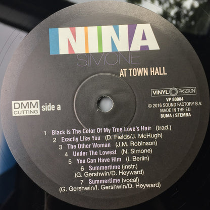 Nina Simone - Nina Simone At Town Hall