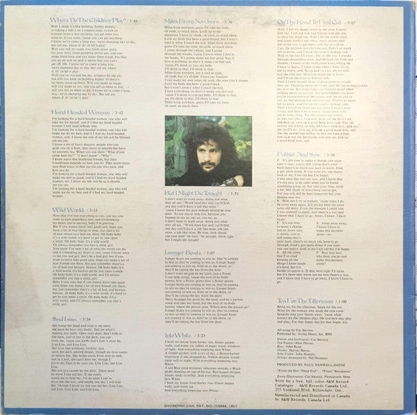 Tea For The Tillerman - secondary
