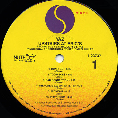 Upstairs At Eric's - secondary