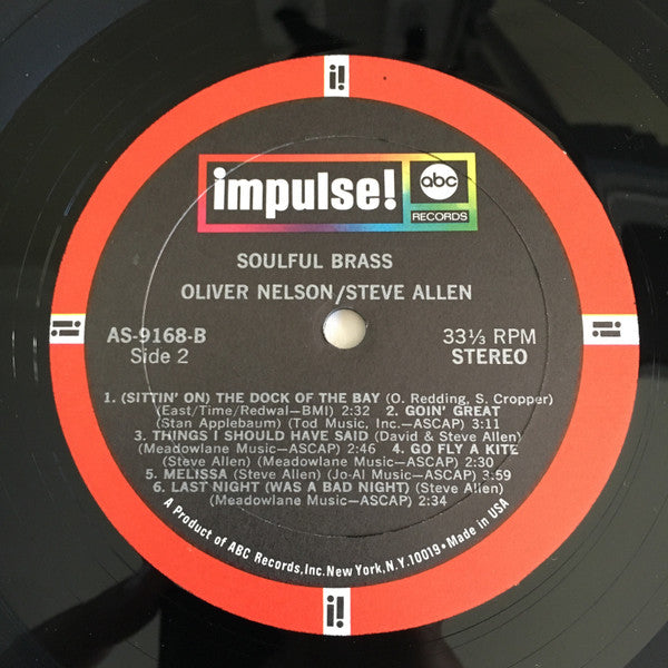 Oliver Nelson, Steve Allen - Soulful Brass