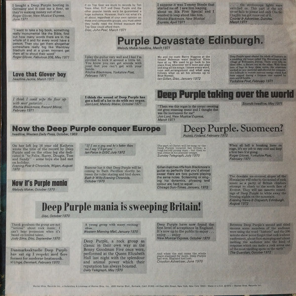 Deep Purple - Who Do We Think We Are