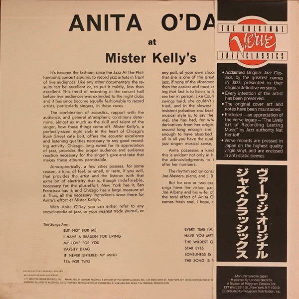 At Mister Kelly's - secondary