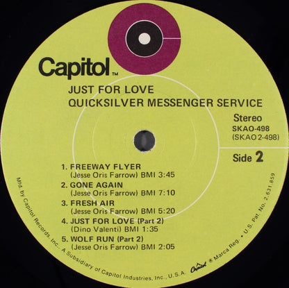 Just For Love - secondary