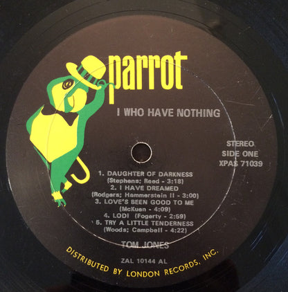 I (Who Have Nothing) - secondary
