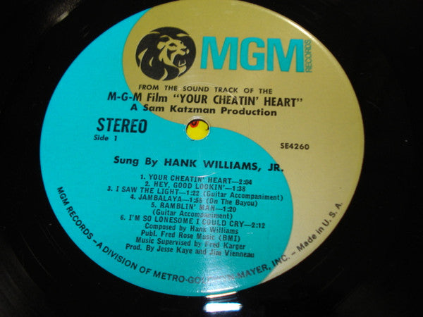 Your Cheatin' Heart (Original Motion Picture Sound Track) - secondary