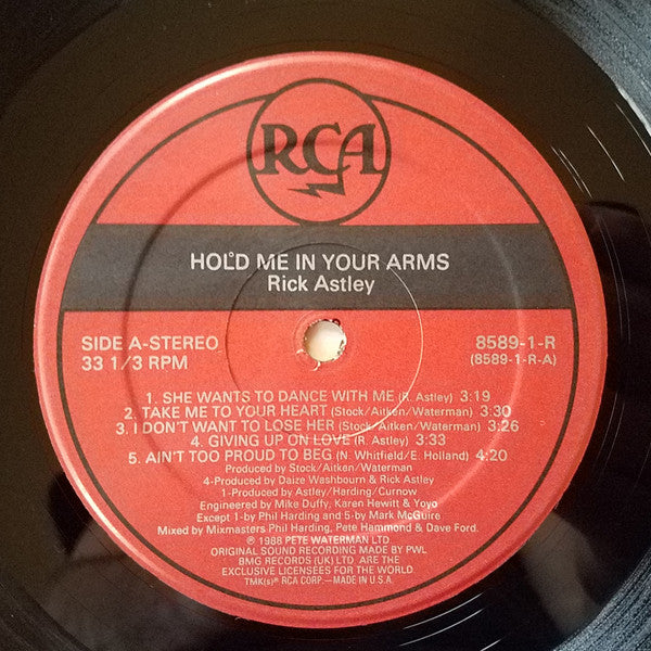 Hold Me In Your Arms - secondary