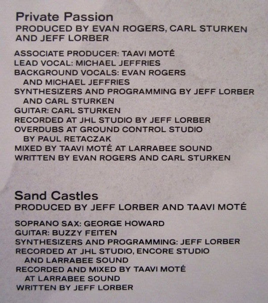 Private Passion - secondary